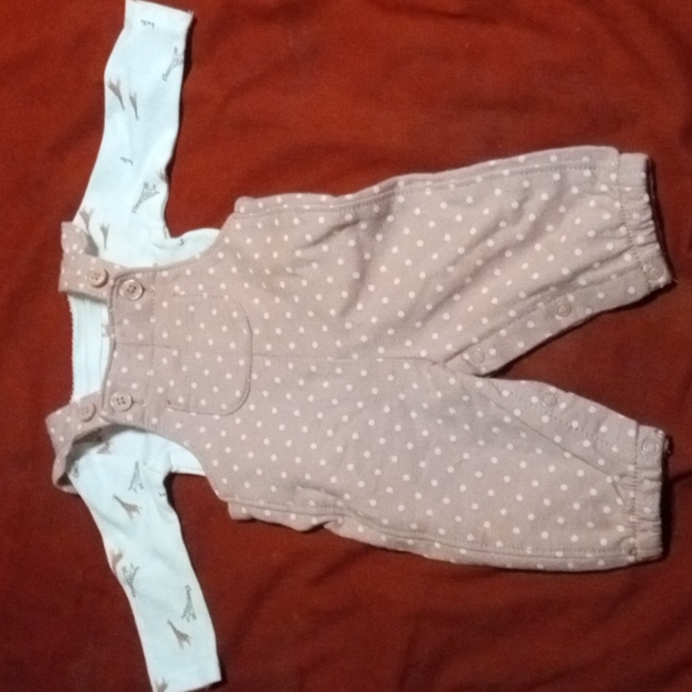 Just One You by Carter's Newborn overalls outfit